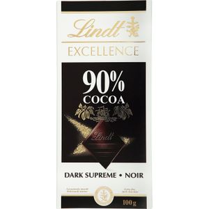 LINDT Chocolate 90% Cacao Excellence