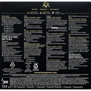 Café Espresso Onyx 20 Cápsulas