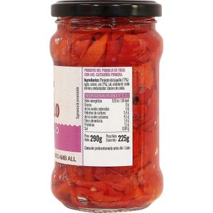 Pimiento Piquillo Tiras con Ajos Frasco