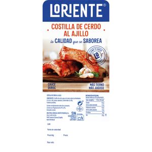 Costilla de Cerdo Al Ajillo