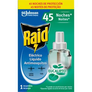 Recambio Insecticida Líquido Eucalipto 45 N.