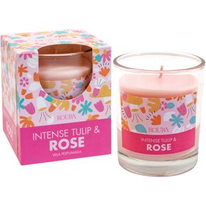 Vaso Satinado Perfumado Pink Flower 1 u