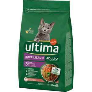Comida Seca Gatos Esterilizados Salmon ULTIMA