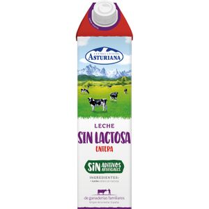 ASTURIANA Leche sin Lactosa Entera Brik