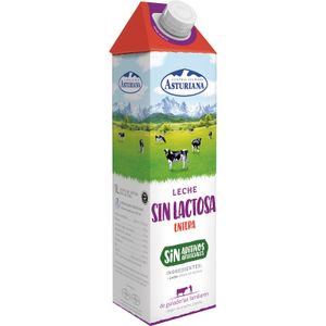 Leche sin Lactosa Entera Brik