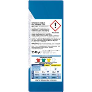 Detergente Polvo Ropa Blanca y Color