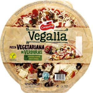 Pizza Vegalia de Verdura y Queso Curado