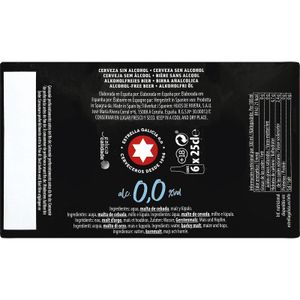 Cerveza sin Alcohol 0,0 Pack de 6 Botellas
