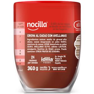 Segona imatge del producte Crema de Cacau Original Got Vidre de la marca NOCILLA