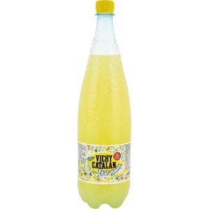 VICHY Refresco Agua Con Gas Limón Botella