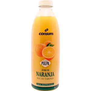 Zumo Naranja con Pulpa Refrigerado 1 L