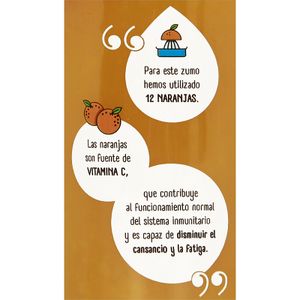 Zumo Naranja sin Pulpa Refrigerado