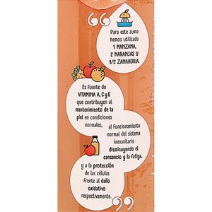 Zumo Manzana, Naranja y Zanahoria ACE