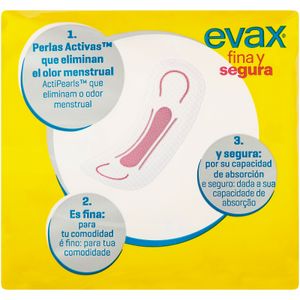 Segona imatge del producte Compresa Maxi Sense Ales Fina&Segura de la marca EVAX