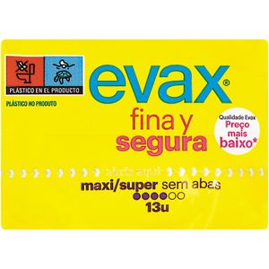 Sisena imatge del producte Compresa Maxi Sense Ales Fina&Segura de la marca EVAX