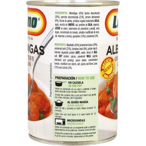 Albóndigas de Ternera Con Guisantes