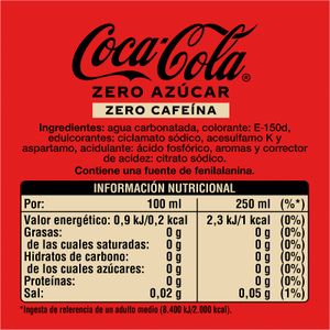 Refresco Cola Zero Zero Pet