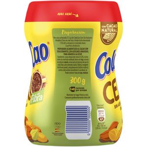 Cacao Soluble con Fibra 0% Azúcar
