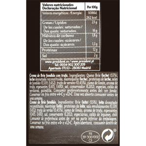 Crema de  Brie con Trufa