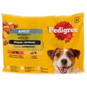 Comida Perros Humeda 2Pollo-2Buey y Verdura
