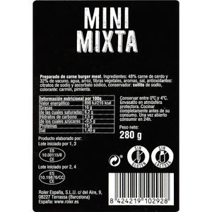 Mini Burgers Mixta
