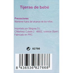 Tijera Bebé