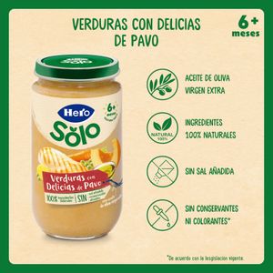 Tarrito Verdura Huerta y Pavo