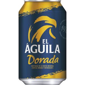 EL ÁGUILA Cerveza Dorada Lata