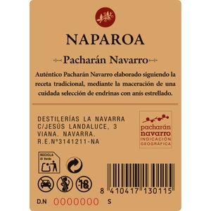 Segona imatge del producte Patxaran Navarro I.G.Patxaran Navarro de la marca NAPAROA