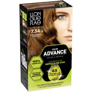 Tinte Color Advance 7.34 Rubio Dorado Cobrizo LLONGUERAS