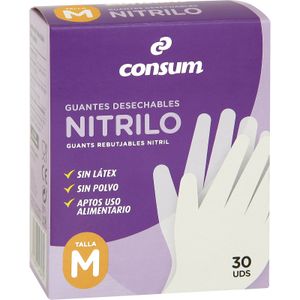 Guante Desechable Nitrilo Talla M