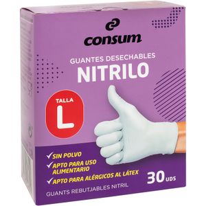 Guante Desechable Nitrilo Talla G