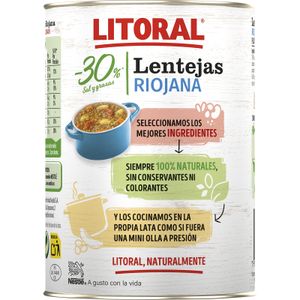Lentejas Riojana 30% Menos Grasa y Sal