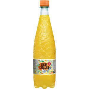 VICHY Refresco Agua con Gas Naranja Botella