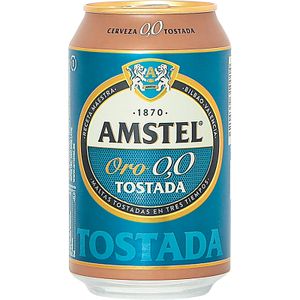 AMSTEL ORO Cerveza 0,0% Tostada Lata