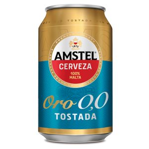AMSTEL ORO Cerveza 0,0% Tostada Lata