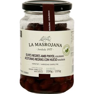 Aceituna Negra Ecológica con Hueso 210 Gr