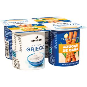Yogur Griego con Azúcar de Caña