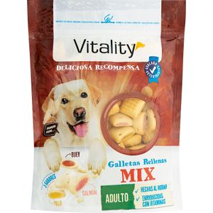 Galletas Perro Rellenas Pollo-Buey-Salmón