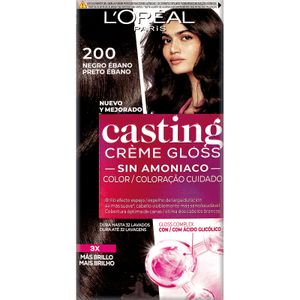 Tinte Creme Gloss 200 Negro Ébano CASTING