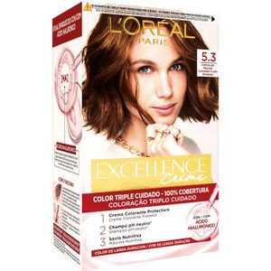 Segona imatge del producte Tinte Núm 5.3 Xocolate Praliné de la marca EXCELLENCE