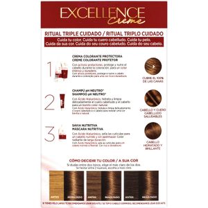 Tercera imatge del producte Tinte Núm 5.3 Xocolate Praliné de la marca EXCELLENCE