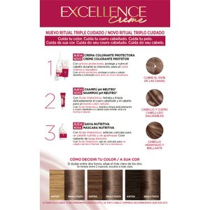Tercera imatge del producte Tinte Nº 6.1 Ros Fosc Cendra de la marca EXCELLENCE