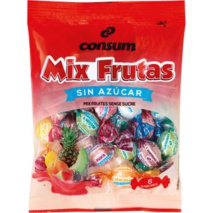 Caramelo Mix Frutas sin Azúcar