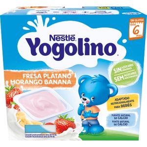 Yogolino Fresa y Plátano 0% Azúcar NESTLE