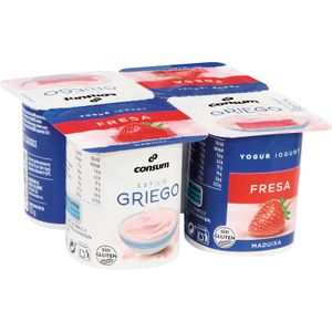 Yogur griego de fresa
