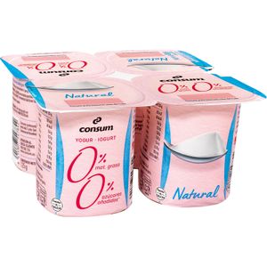 Yogur 00% Natural Pack de 4 Unidades