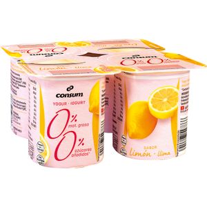 Yogur 00% Sabor Limón Pack de 4 Unidades