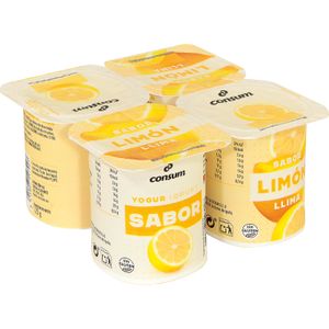 yogur de sabores 4 fresa + 4 macedonia + 2 coco + 2 limón