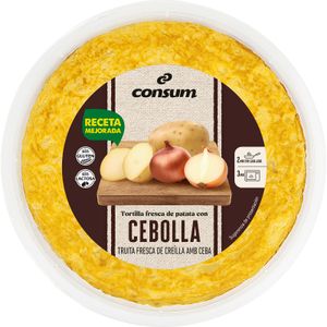 Tortilla de Patata Fresca con Cebolla